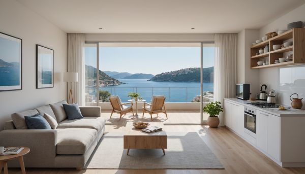 Louer un studio lumineux face au golfe de Porto Vecchio